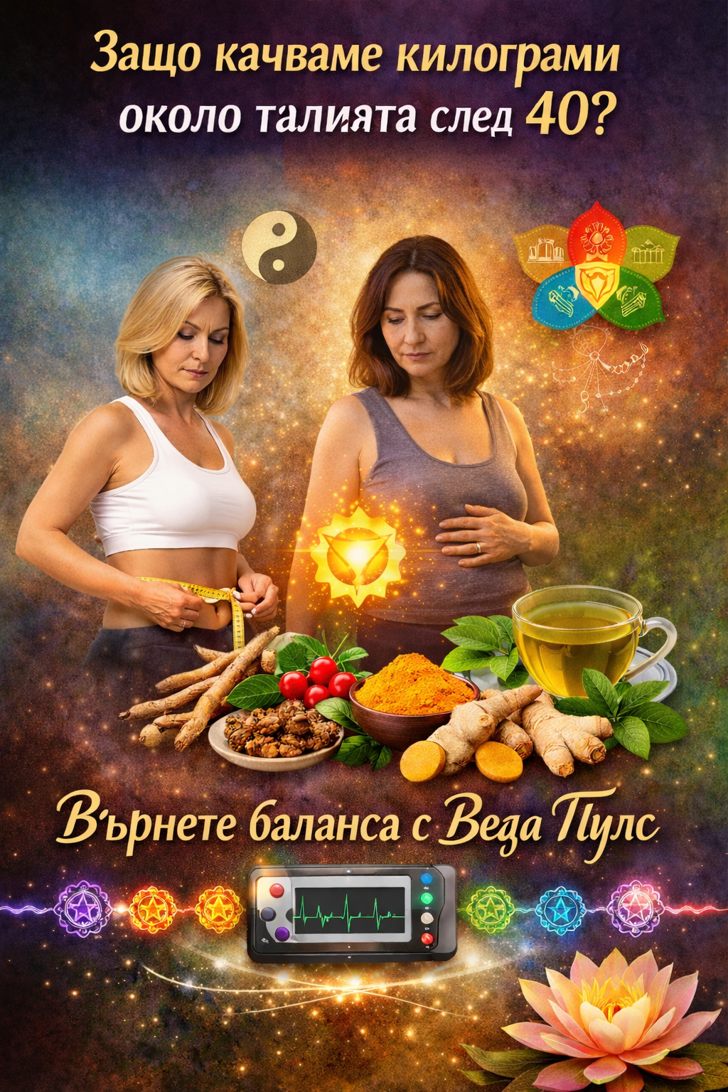Защо качваме килограми около талията след 40?