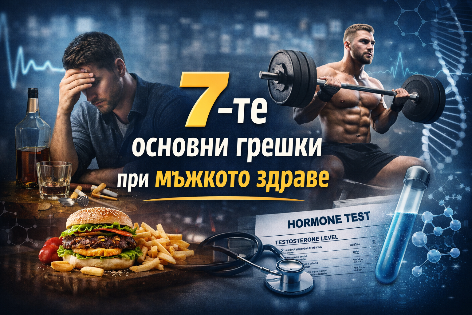 7-те най-големи грешки, които съсипват мъжкото здраве